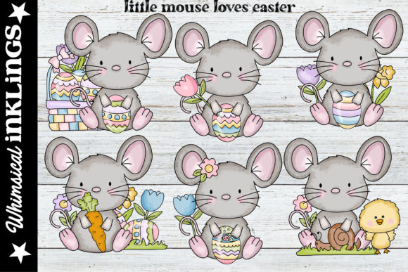 Bringing Spring to Life with the Little Mouse Loves Easter Clipart Set
