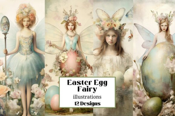 Easter Egg Fairy Ethereal Illustrations: Transforming Your Spring Crafts with Digital Magic