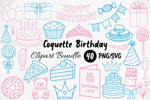 Elevating Digital Design with Coquette Birthday Clipart: A Strategic Asset for Modern Creators