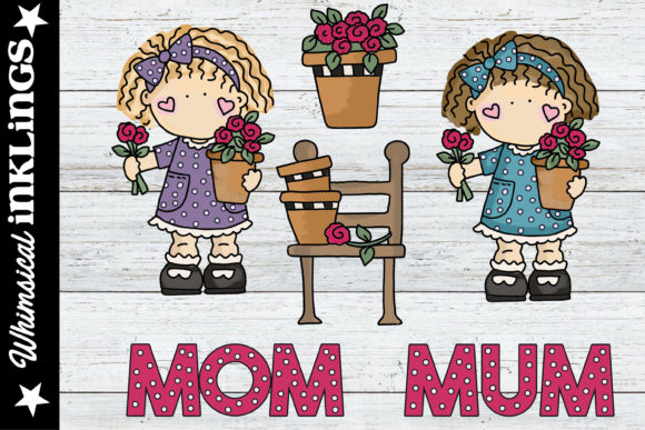 Flowers for Mom Sublimation Clipart Guide