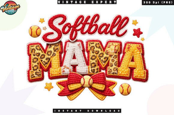 Integrating Softball Mama Leopard Crochet Yarn PNG into Your Creative Workflow