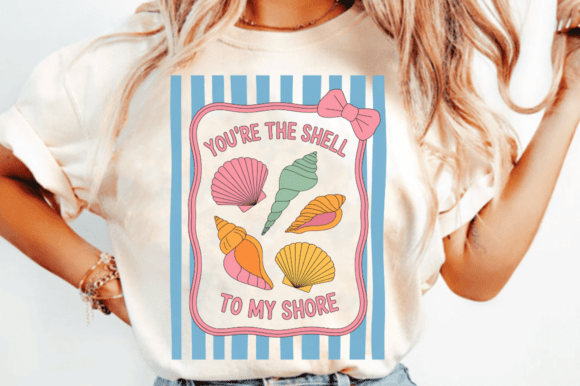 Preppy Summer Pun Seashell PNG Design: Elevate Your Coastal Aesthetic