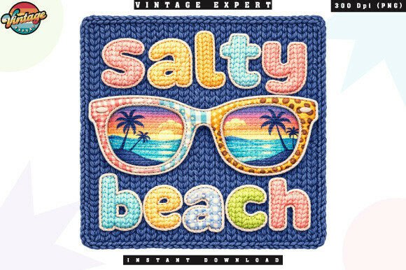 Salty Beach Crochet Yarn Coastal PNG: Elevating Your Handmade-Inspired Designs