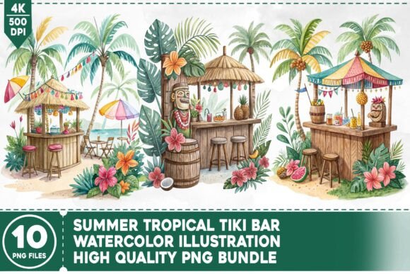 Summer Tropical Tiki Bar PNG Bundle: A Practical Guide for Digital Creators