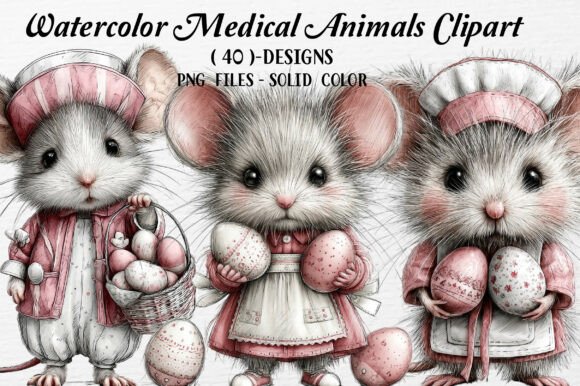 Unlocking Creativity with Watercolor Medical Animals Clipart: A Guide for Crafters and Designers